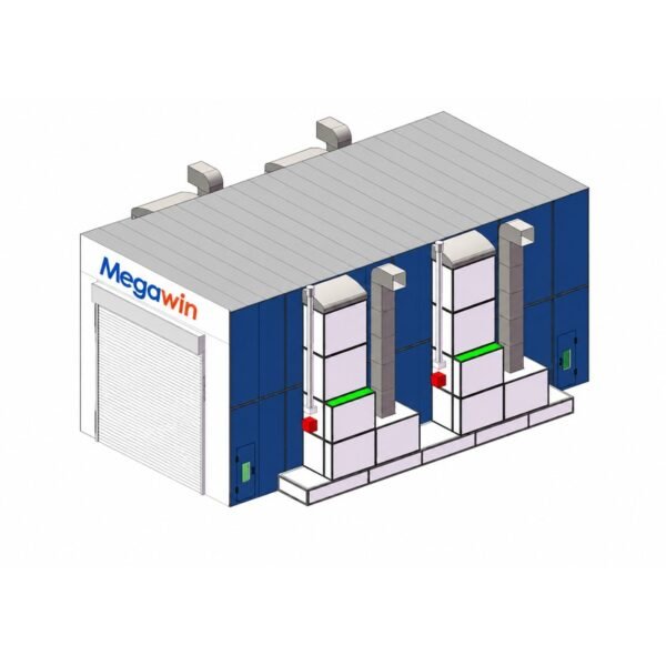 MGW-BS16 Diesel-Heat Bus Spray Booth