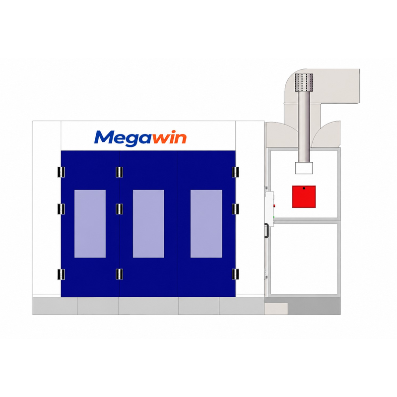 MGW-D70 Diesel-Heat Car Spray Booth - Image 4