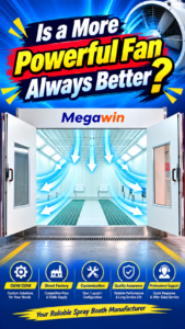 Is a More Powerful Fan Always Better for a Spray Booth?